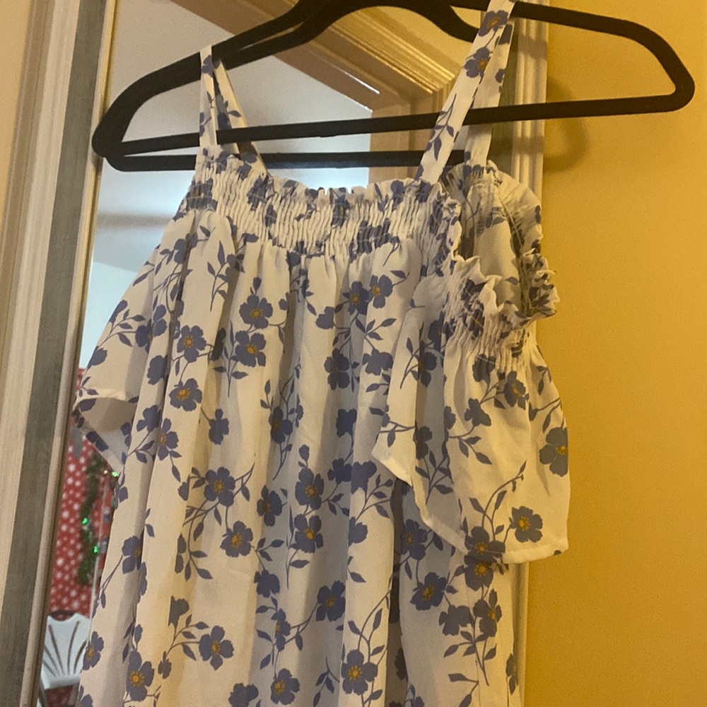 Floral Sienna Sky Top